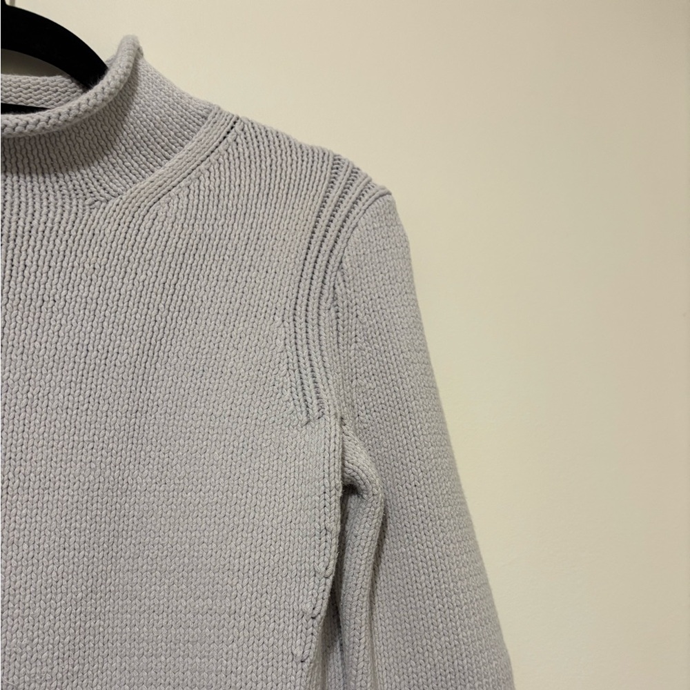 J CREW ALWAYS 1988 Rollneck Sweater Gray Cotton Size XS - Picture 6 of 14
